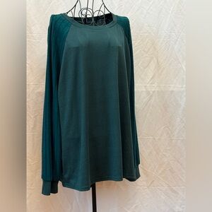 326 - Elegant Teal Women's Top